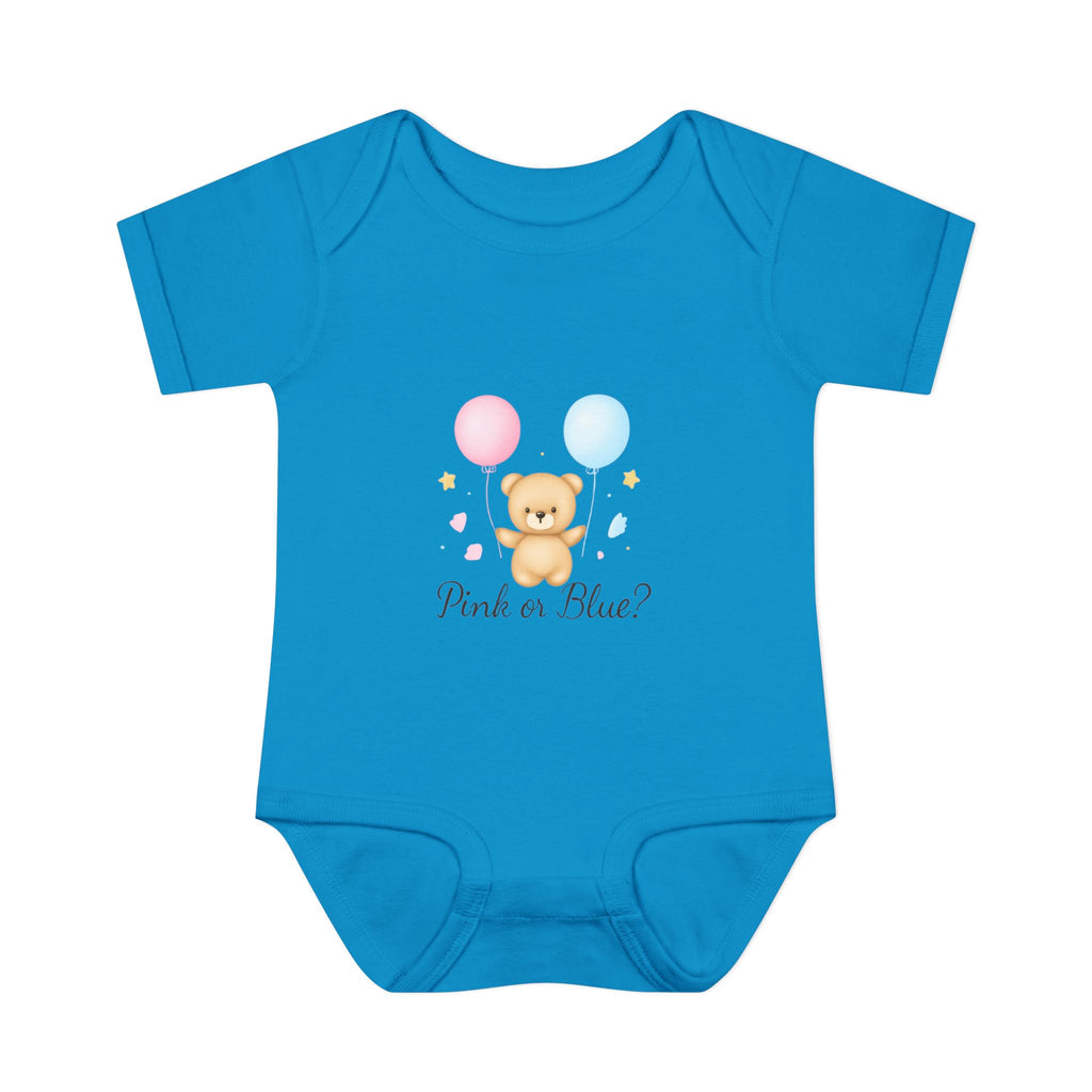 Pink or Blue Baby Bodysuit | Gender Reveal Outfit | Baby Shower Gift | Pregnancy Announcement Onesie | Neutral Baby Bodysuit