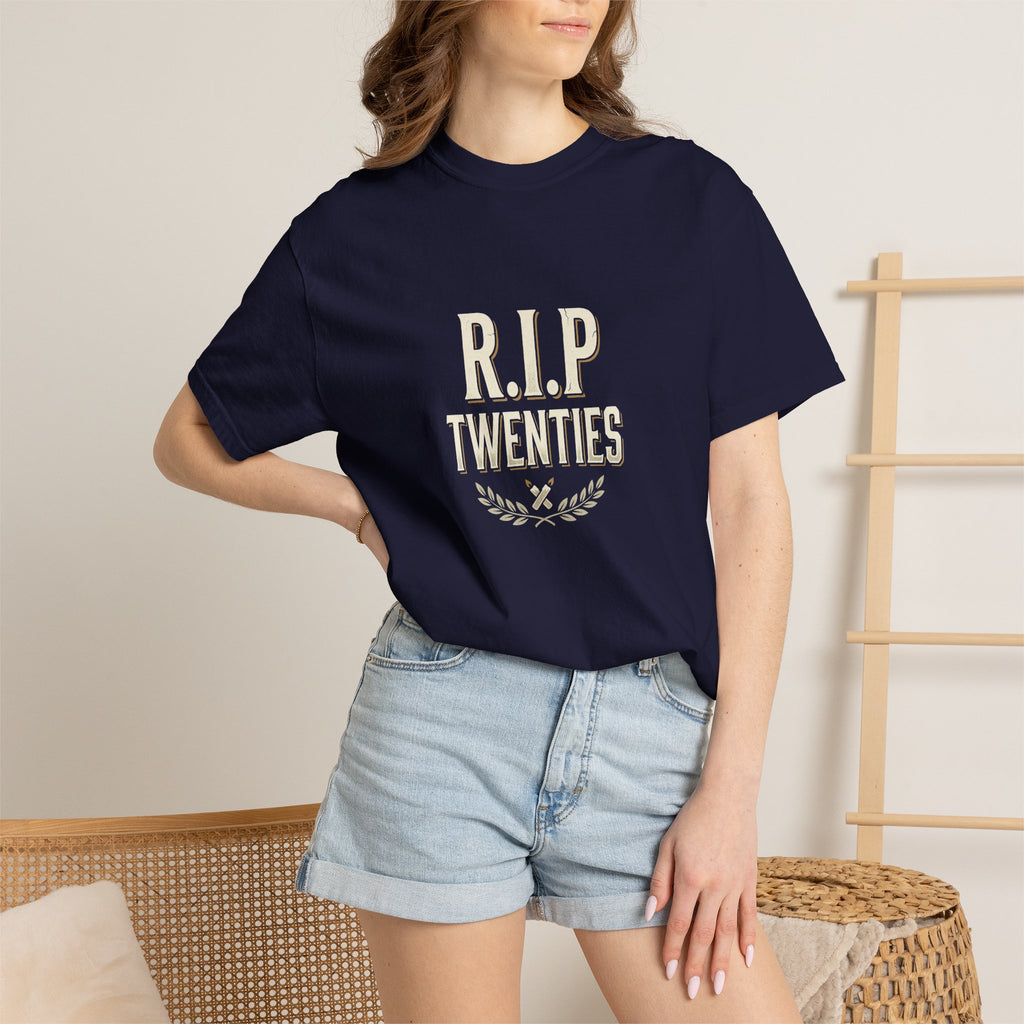 RIP Twenties Shirt | Funny 30th Birthday Comfort Colors Tee | Dirty Thirty Shirt | Vintage Graphic T-Shirt | Turning 30 Gift