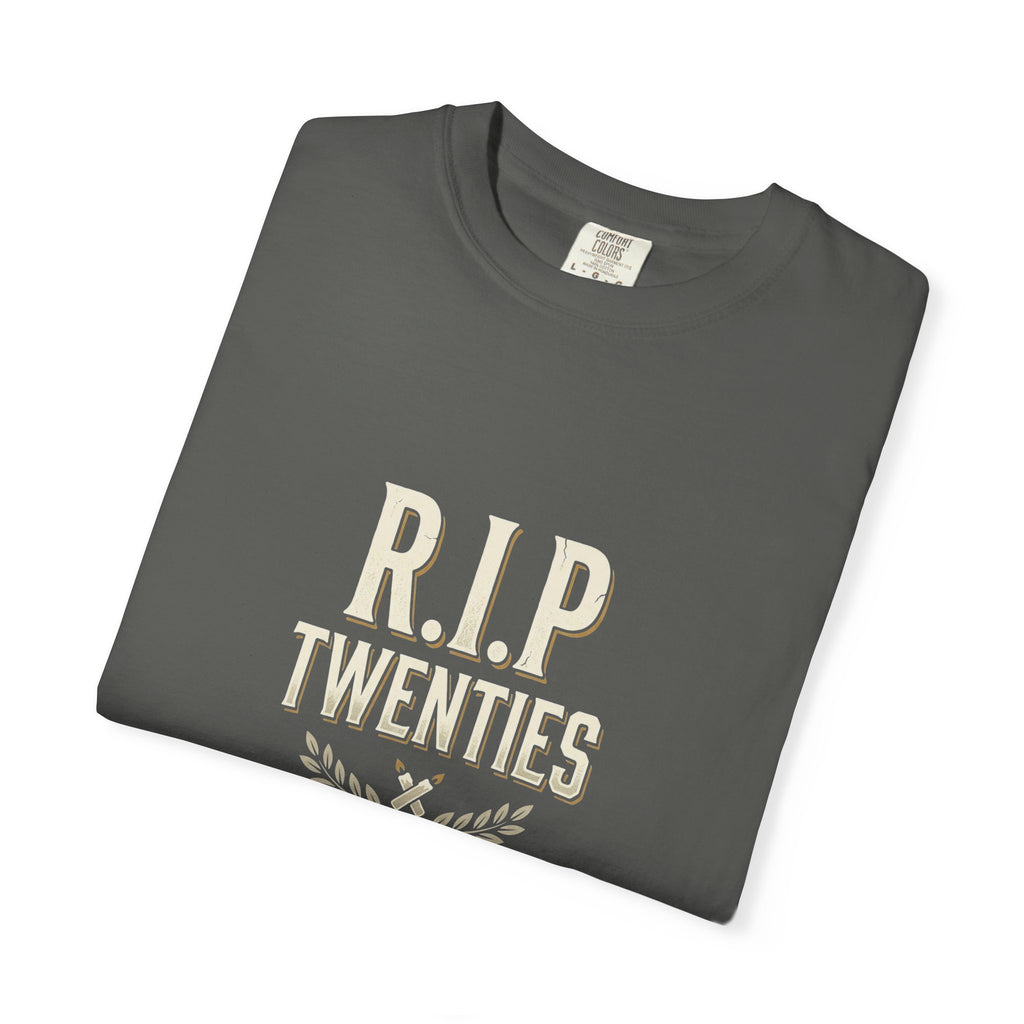 RIP Twenties Shirt | Funny 30th Birthday Comfort Colors Tee | Dirty Thirty Shirt | Vintage Graphic T-Shirt | Turning 30 Gift