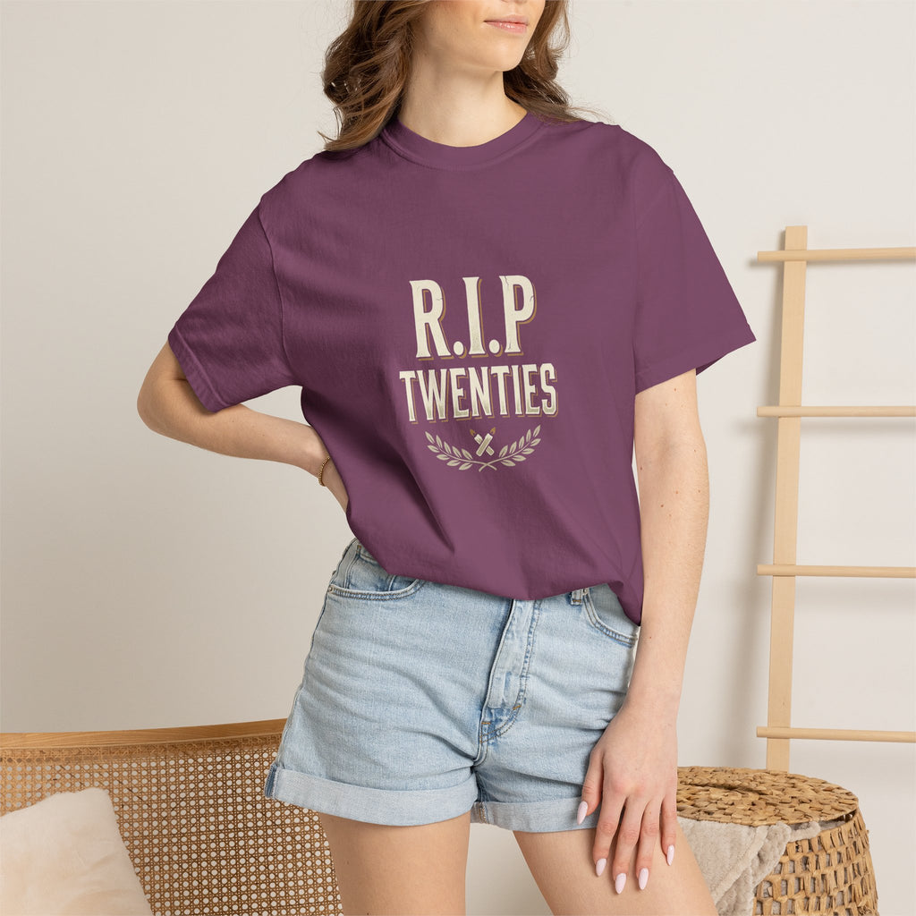 RIP Twenties Shirt | Funny 30th Birthday Comfort Colors Tee | Dirty Thirty Shirt | Vintage Graphic T-Shirt | Turning 30 Gift