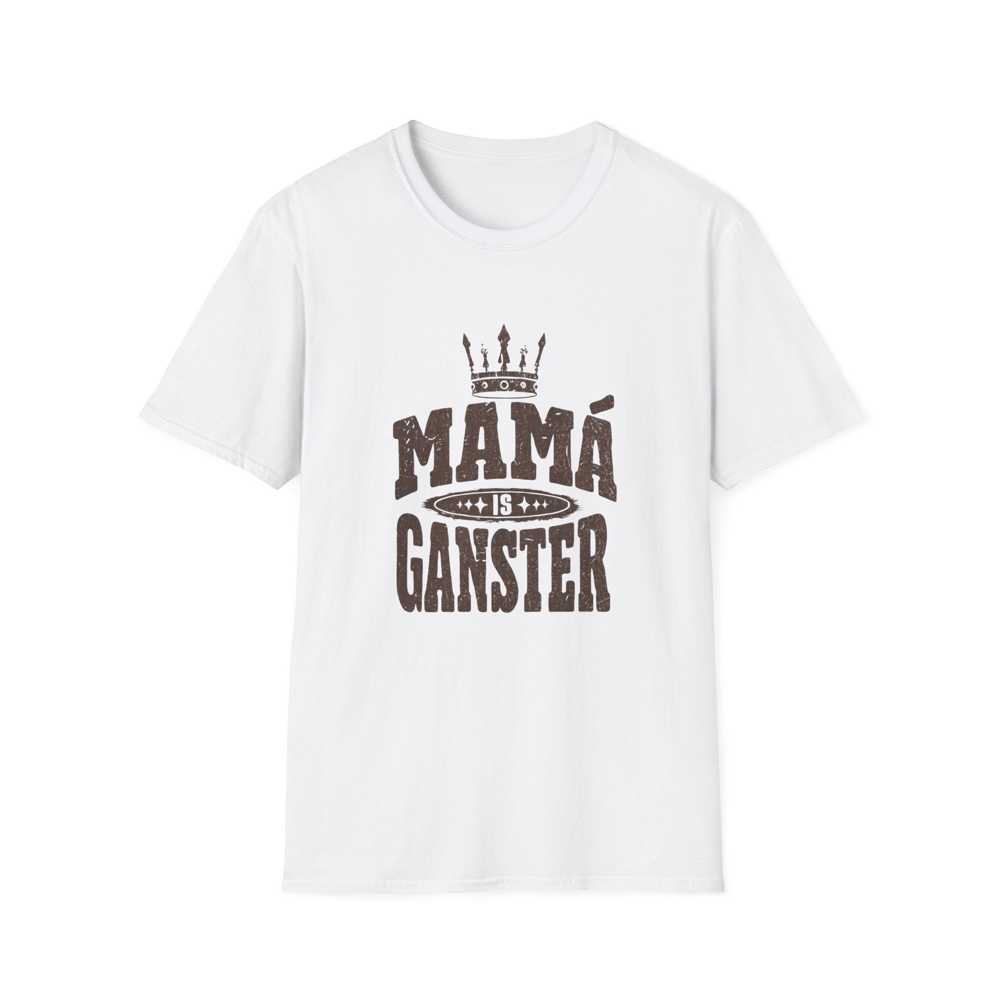 Mamá Gangster T-Shirt – Crowned Mama Vintage Graphic Tee