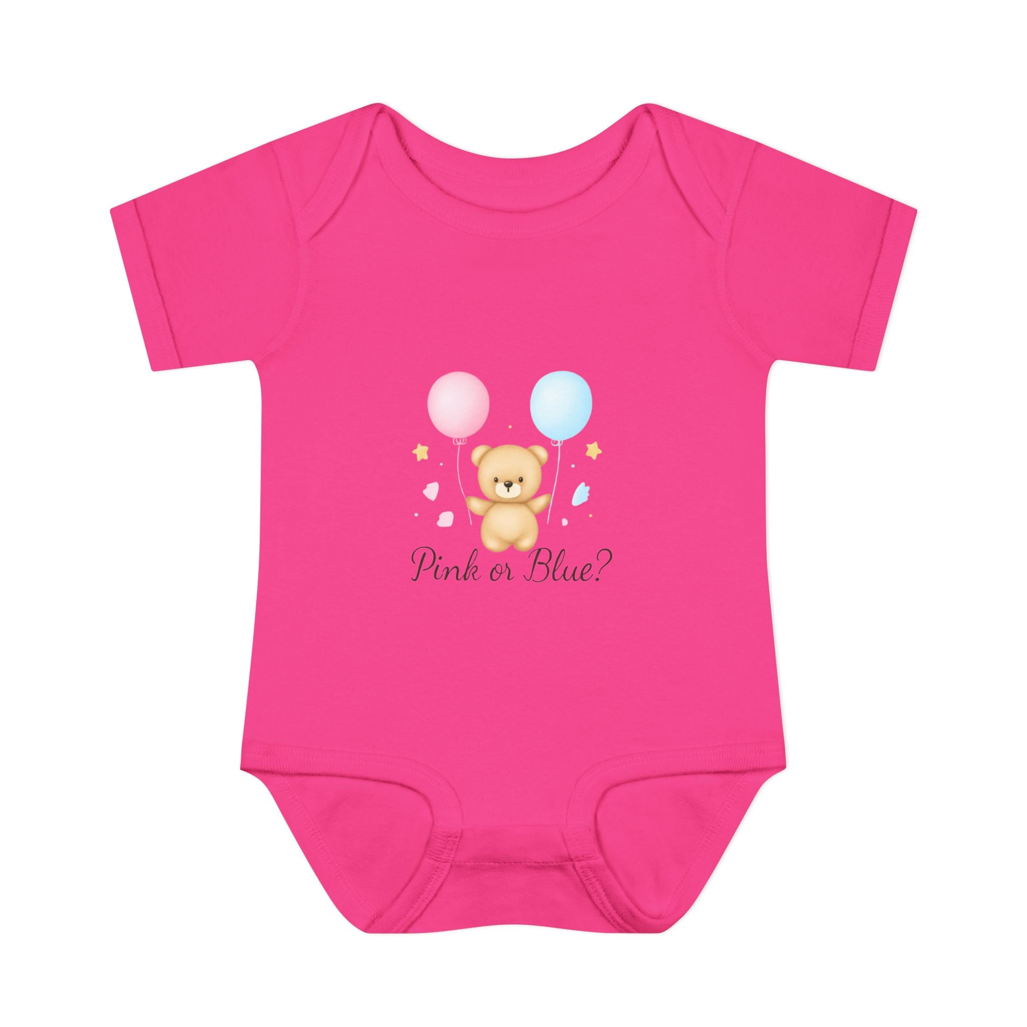 Pink or Blue Baby Bodysuit | Gender Reveal Outfit | Baby Shower Gift | Pregnancy Announcement Onesie | Neutral Baby Bodysuit