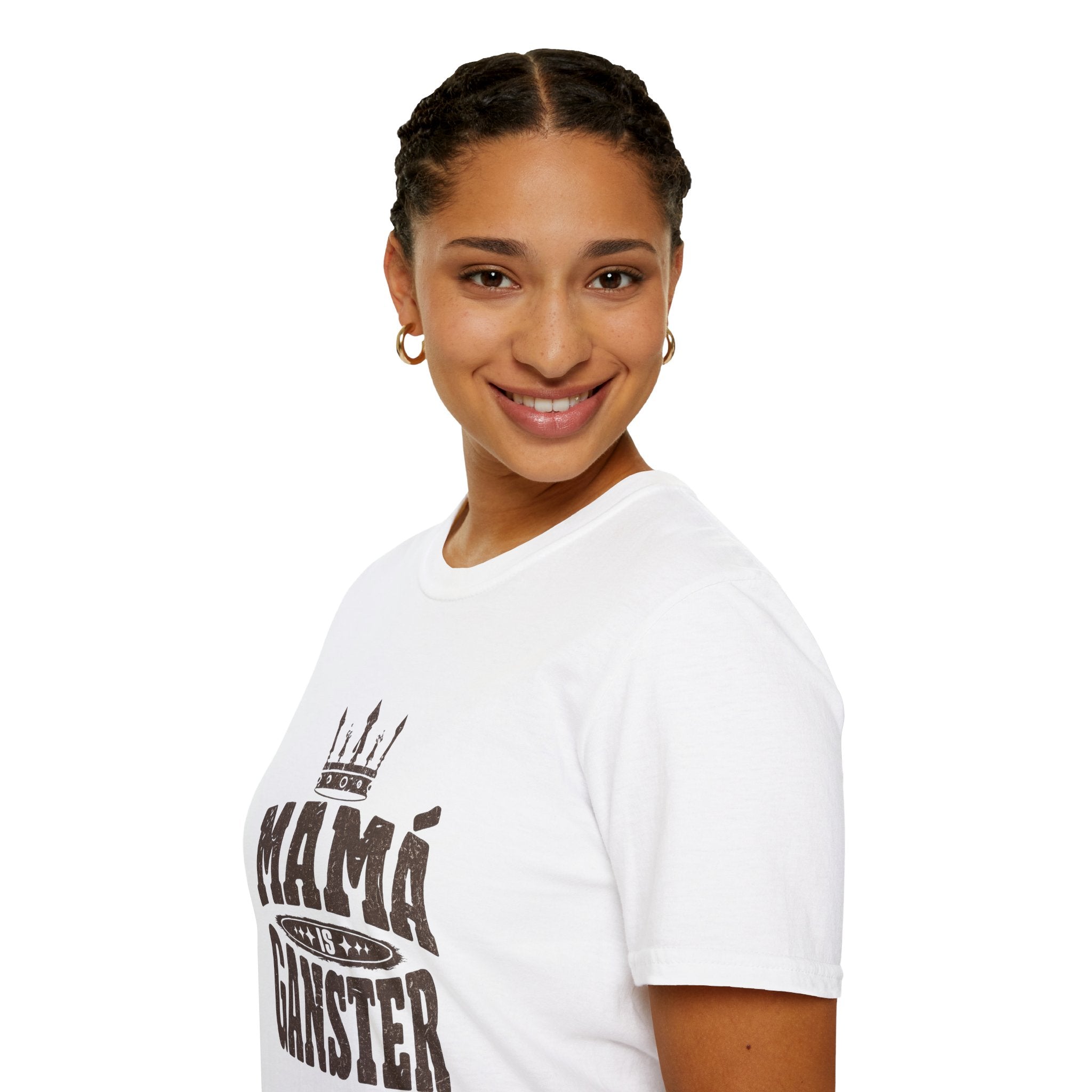 Mamá Gangster T-Shirt – Crowned Mama Vintage Graphic Tee