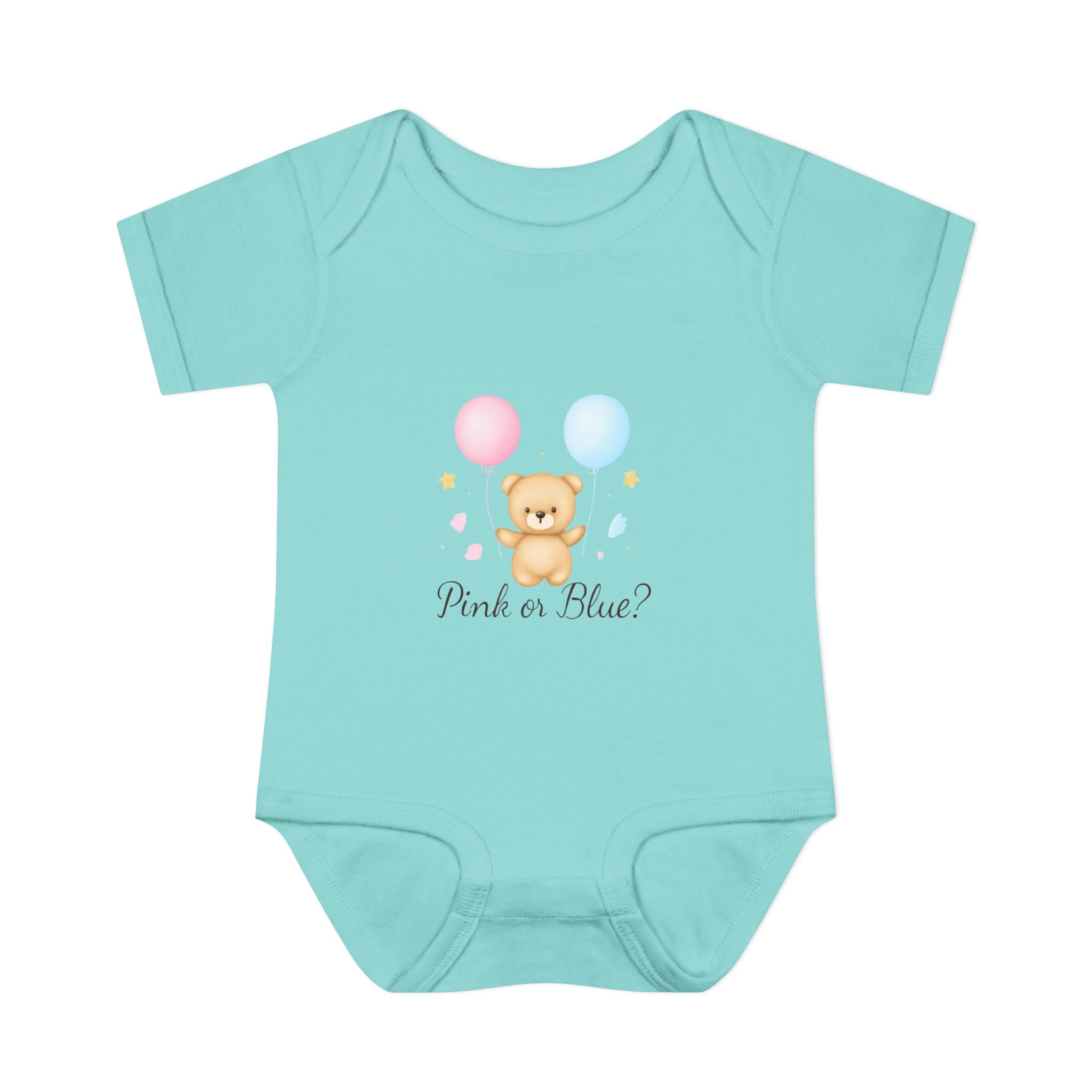 Pink or Blue Baby Bodysuit | Gender Reveal Outfit | Baby Shower Gift | Pregnancy Announcement Onesie | Neutral Baby Bodysuit