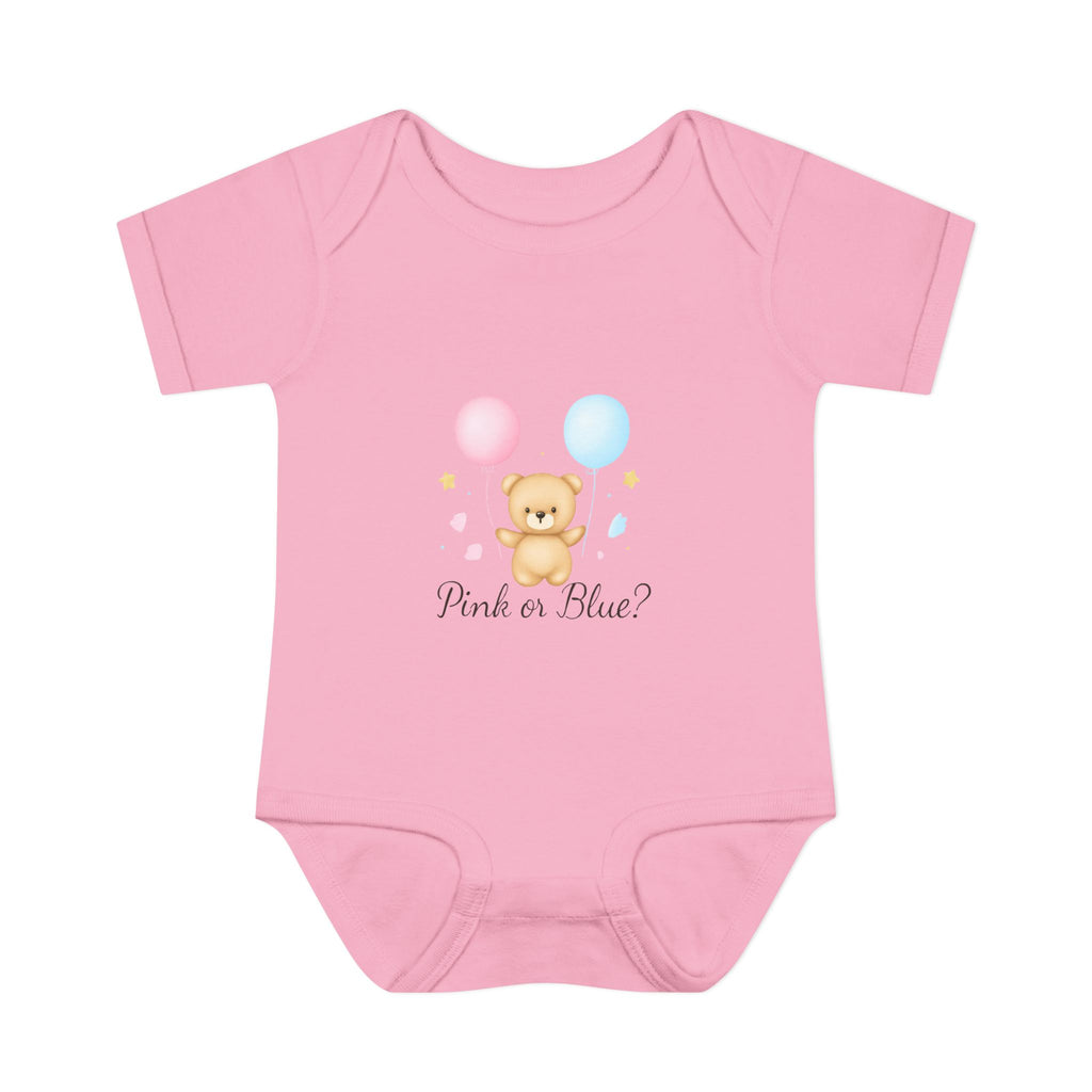 Pink or Blue Baby Bodysuit | Gender Reveal Outfit | Baby Shower Gift | Pregnancy Announcement Onesie | Neutral Baby Bodysuit