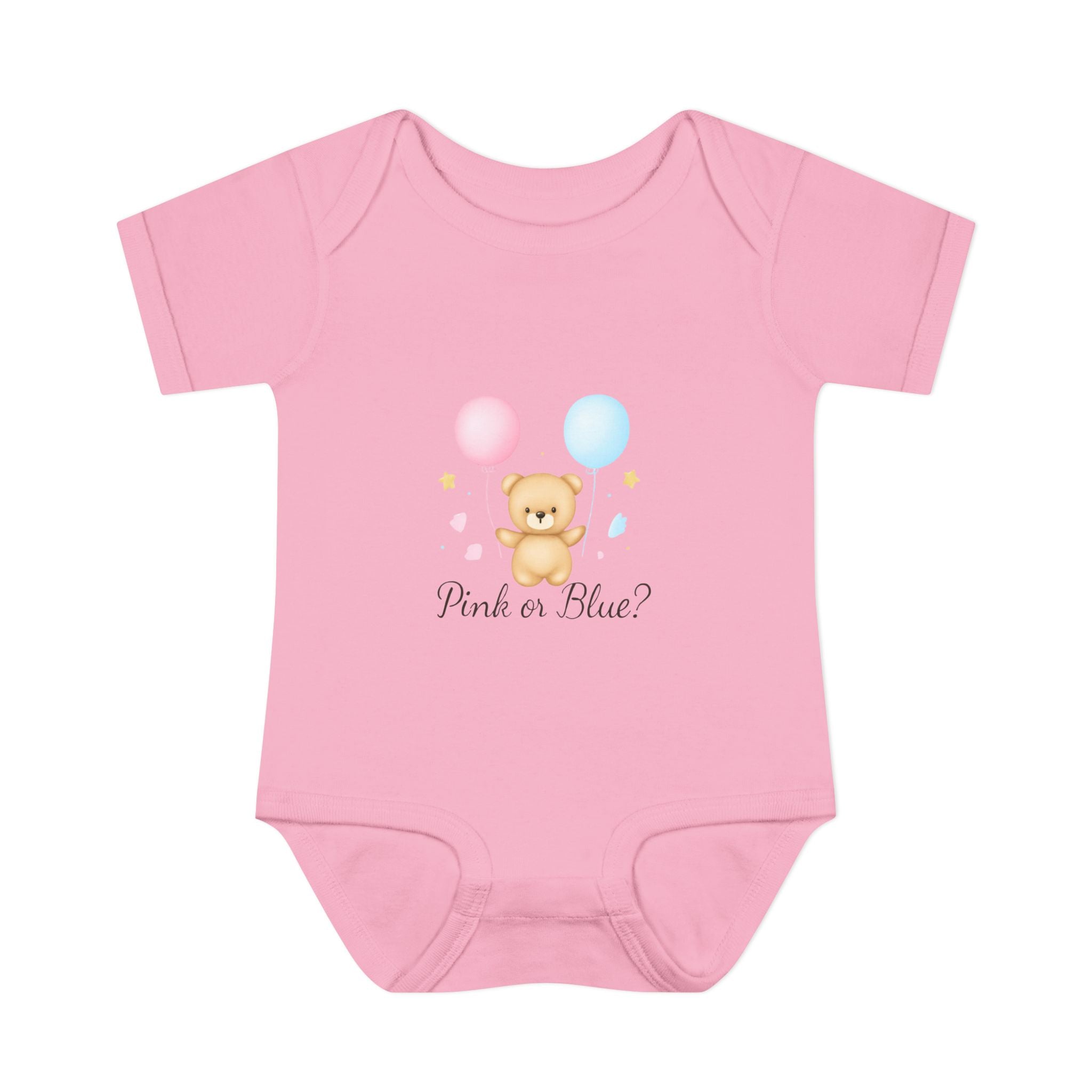 Pink or Blue Baby Bodysuit | Gender Reveal Outfit | Baby Shower Gift | Pregnancy Announcement Onesie | Neutral Baby Bodysuit