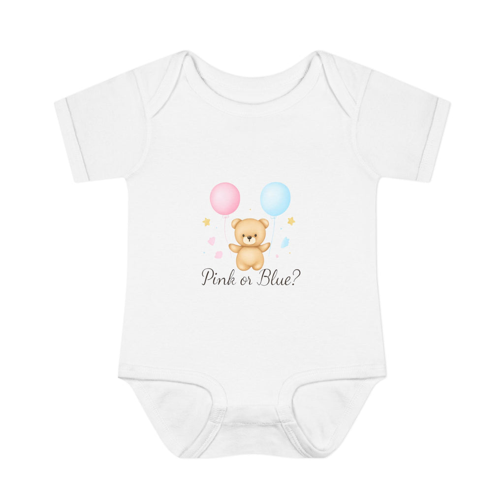 Pink or Blue Baby Bodysuit | Gender Reveal Outfit | Baby Shower Gift | Pregnancy Announcement Onesie | Neutral Baby Bodysuit