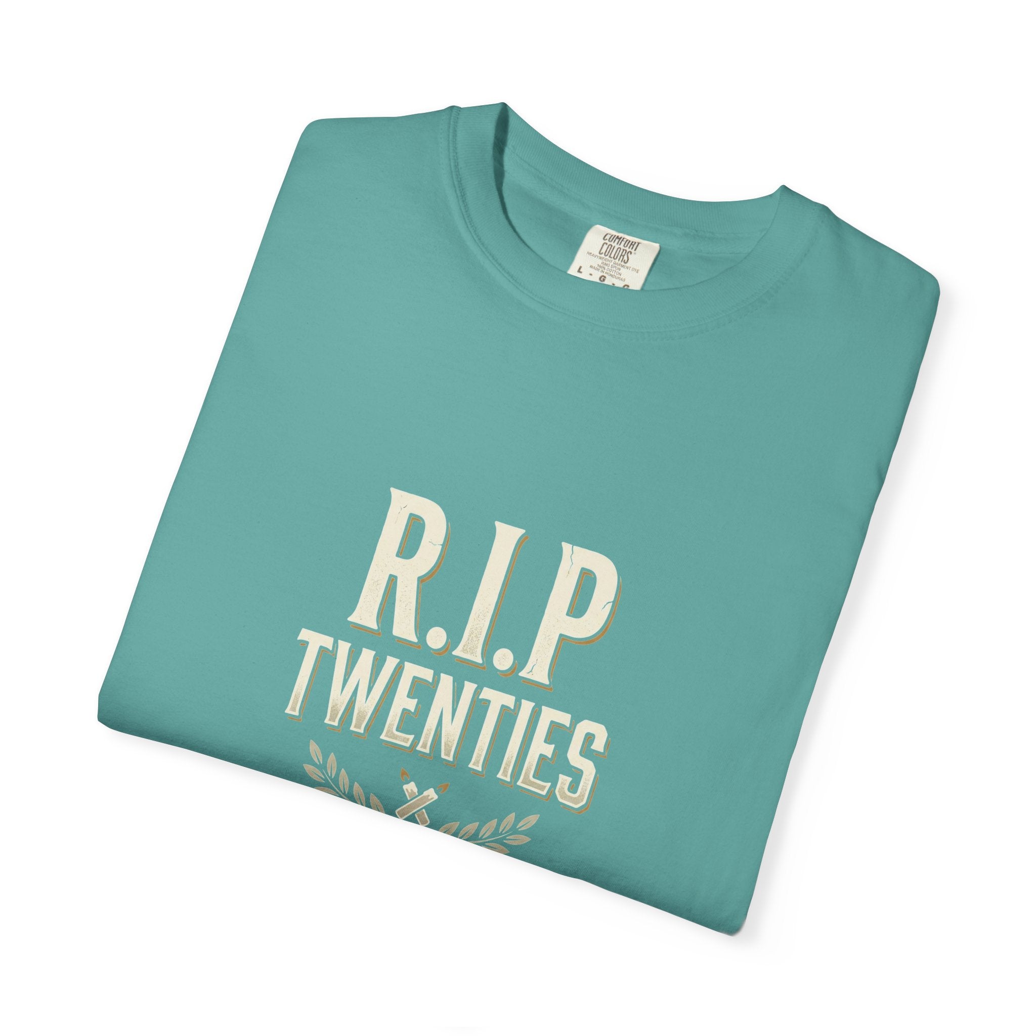 RIP Twenties Shirt | Funny 30th Birthday Comfort Colors Tee | Dirty Thirty Shirt | Vintage Graphic T-Shirt | Turning 30 Gift