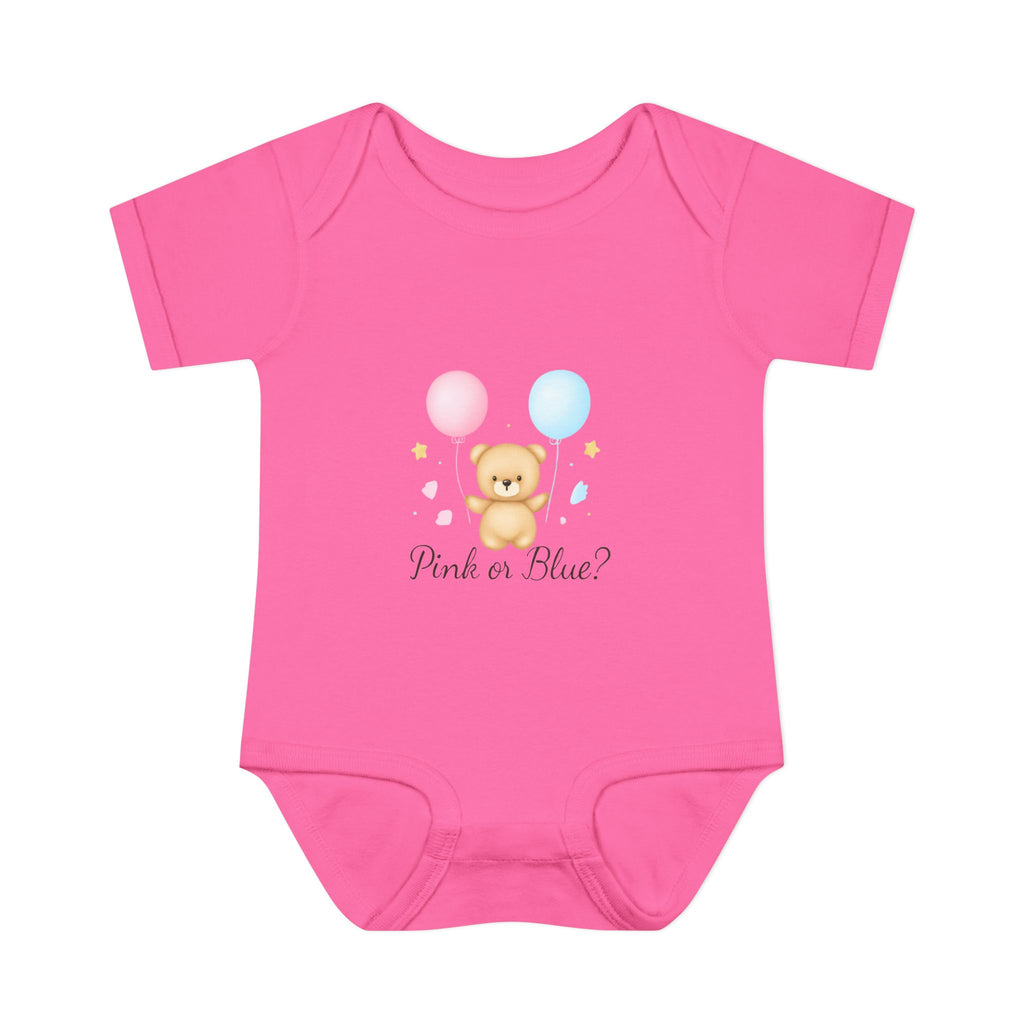 Pink or Blue Baby Bodysuit | Gender Reveal Outfit | Baby Shower Gift | Pregnancy Announcement Onesie | Neutral Baby Bodysuit